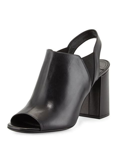 prada black sandals|prada chunky heel sandal.